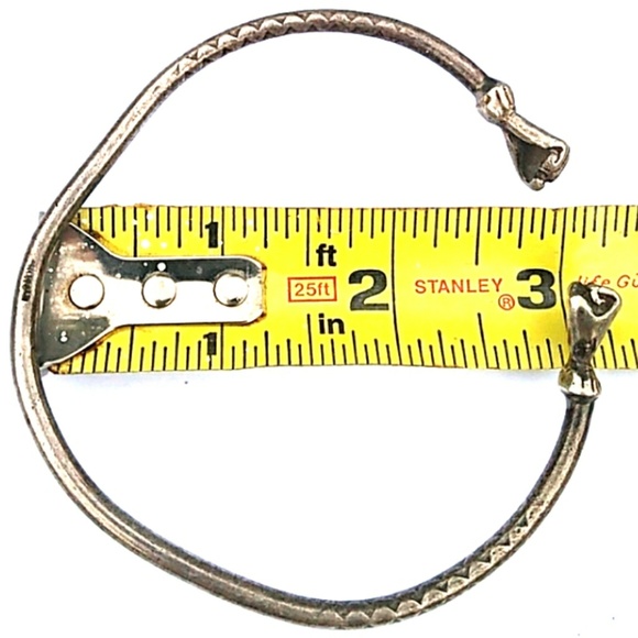 Vintage Solid 925 Sterling Silver Arm/ Cuff - Picture 3 of 4